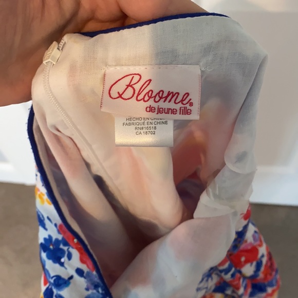 Vibrant Floral Summer Dress. Girls size 14. - Picture 3 of 4